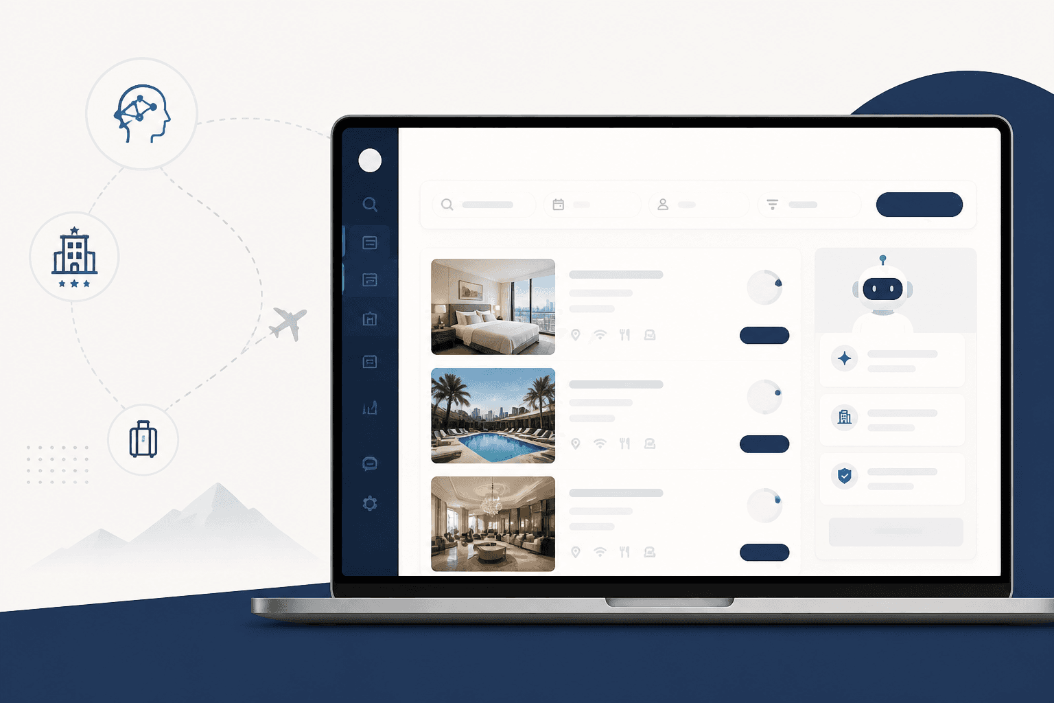 AI-powered hotel discovery — case study cover