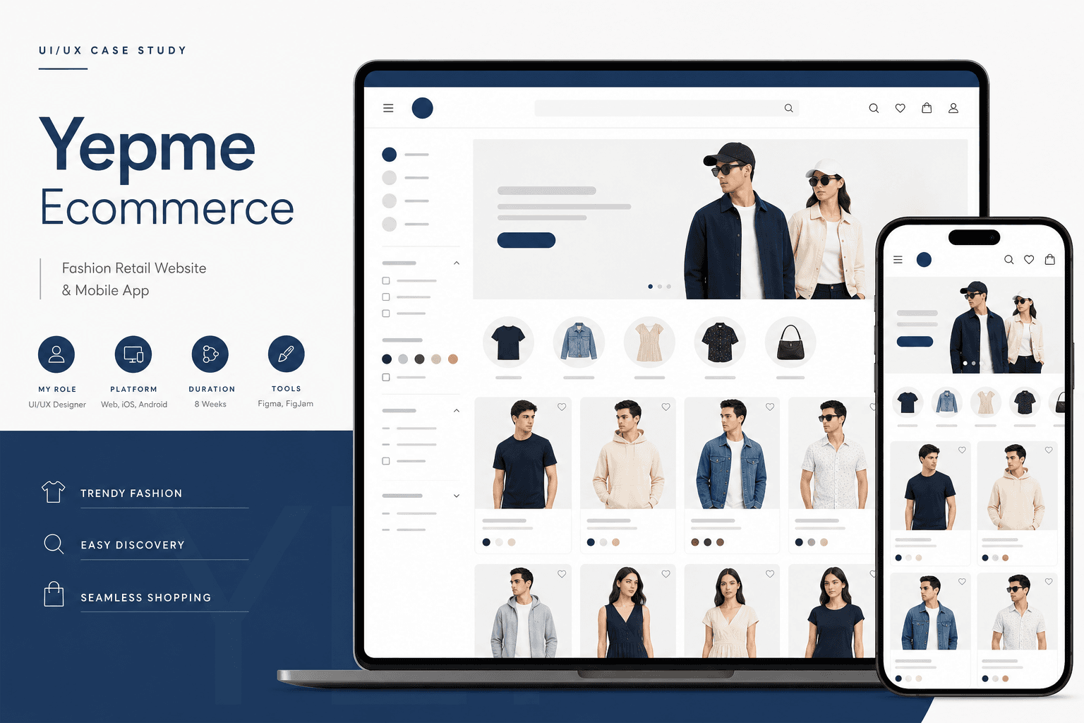 Yepme - Ecommerce Website and app — case study cover