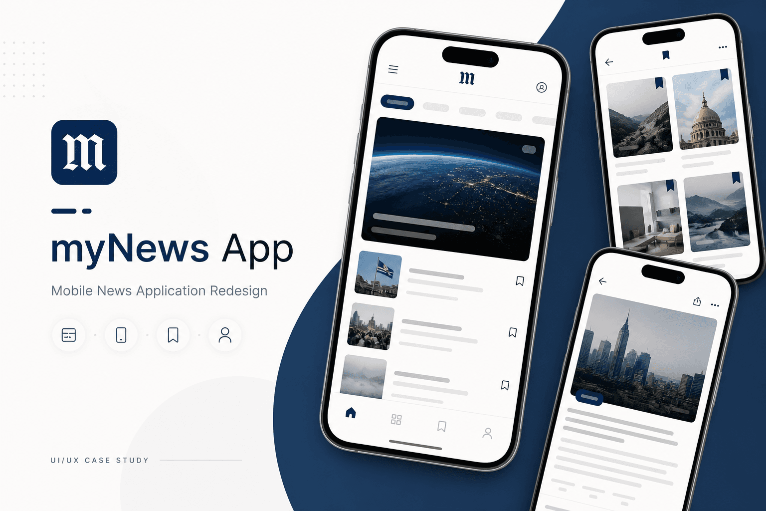 MyNews - App — case study cover