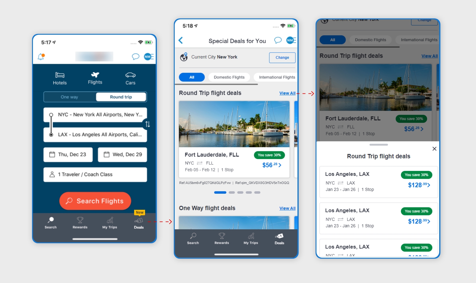 OTA Deals UI — offer detail