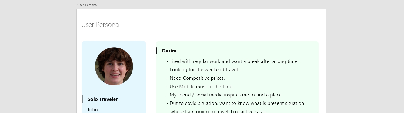 OTA Deals user persona