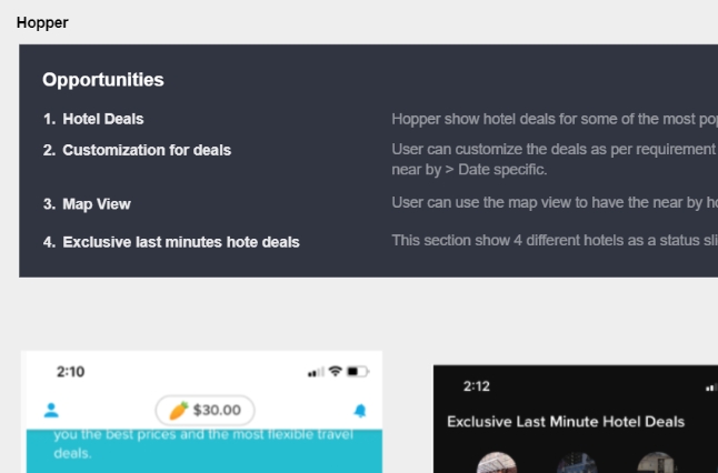 Hopper deals pattern