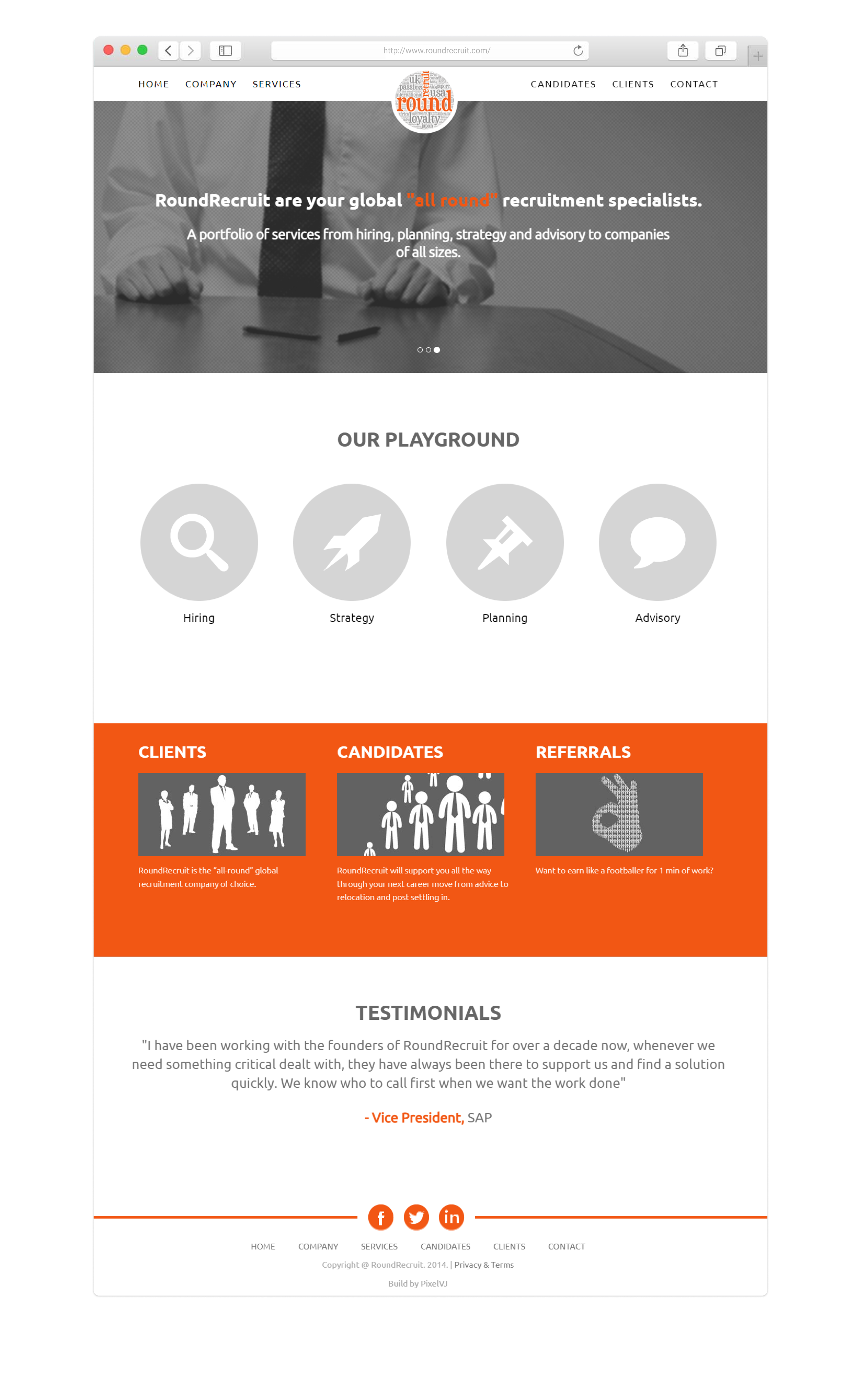 RoundRecruit services